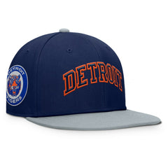 Detroit Tigers Fanatics Yard Fitted Hat - Navy/Gray Hats