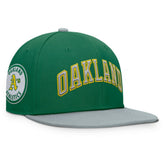 Athletics Fanatics Yard Fitted Hat - Green/Gray Hats