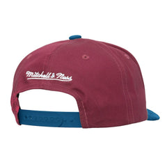 NHL Colorado Avalanche Mitchell & Ness May Flowers Pro Crown Adjustable Hat - Burgundy/Blue
