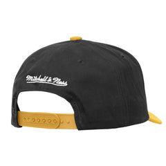NHL Pittsburgh Penguins Mitchell & Ness May Flowers Pro Crown Adjustable Hat - Black/Gold