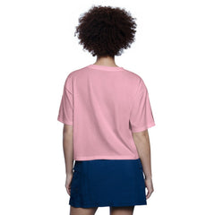 Chicago Cubs Starter Women's Play the Ball Boxy Cropped T-Shirt - Pink T-shirts