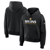 NHL Boston Bruins Fanatics Women's Authentic Pro Primary Pullover Hoodie - Black
