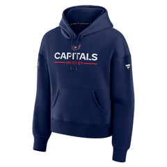 NHL Washington Capitals Fanatics Women's Authentic Pro Primary Pullover Hoodie - Navy