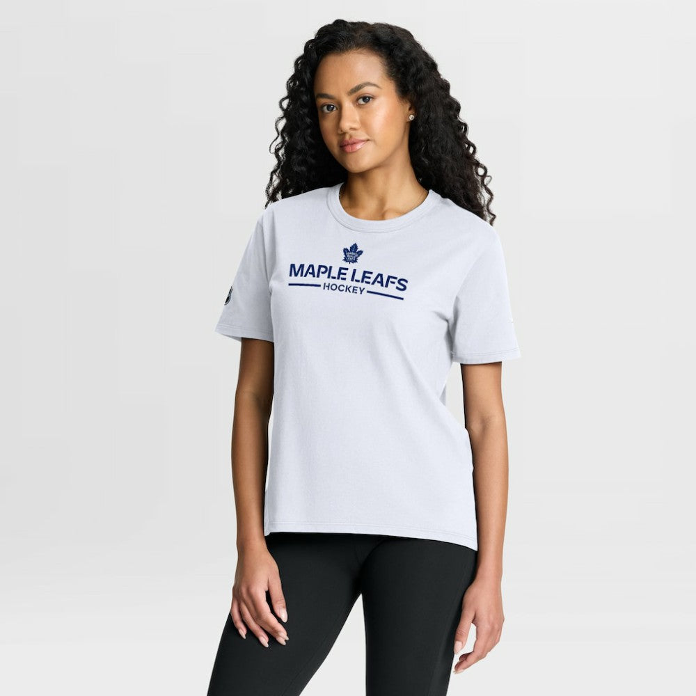 NHL Toronto Maple Leafs Fanatics Women's Authentic Pro Primary T-Shirt - White