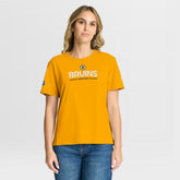 NHL Boston Bruins Fanatics Women's Authentic Pro Primary T-Shirt - Gold
