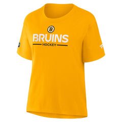 NHL Boston Bruins Fanatics Women's Authentic Pro Primary T-Shirt - Gold