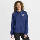 NHL Tampa Bay Lightning Fanatics Women's Authentic Pro Rink Raglan Full-Zip Hoodie - Blue
