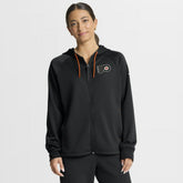NHL Philadelphia Flyers Fanatics Women's Authentic Pro Rink Raglan Full-Zip Hoodie - Black