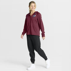 NHL Colorado Avalanche Fanatics Women's Authentic Pro Rink Raglan Full-Zip Hoodie - Burgundy