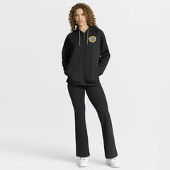 NHL Boston Bruins Fanatics Women's Authentic Pro Rink Raglan Full-Zip Hoodie - Black
