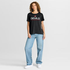 NHL New Jersey Devils Fanatics Women's Authentic Pro Rink Tech T-Shirt - Black