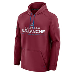 NHL Colorado Avalanche Fanatics Authentic Pro Rink Hoodie - Burgundy