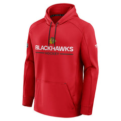 NHL Chicago Blackhawks Fanatics Authentic Pro Rink Hoodie - Red