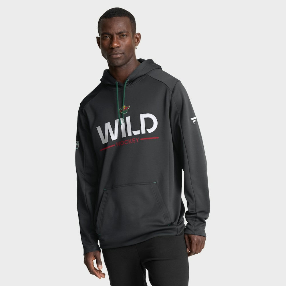 NHL Minnesota Wild Fanatics Authentic Pro Rink Hoodie - Black