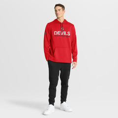 NHL New Jersey Devils Fanatics Authentic Pro Rink Hoodie - Red