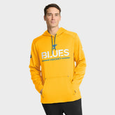 NHL St. Louis Blues Fanatics Authentic Pro Rink Hoodie - Gold