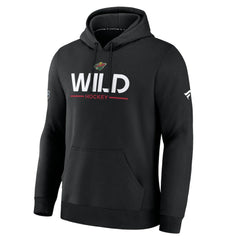 NHL Minnesota Wild Fanatics Authentic Pro Primary Hoodie - Black