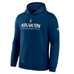 NHL Seattle Kraken Fanatics Authentic Pro Primary Hoodie - Deep Sea Blue