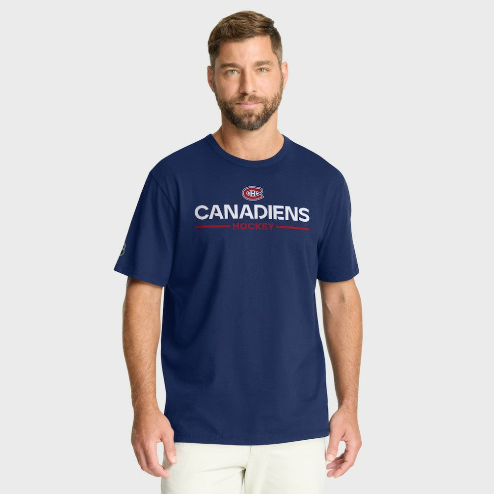 NHL Montreal Canadiens Fanatics Authentic Pro Primary T-Shirt - Navy