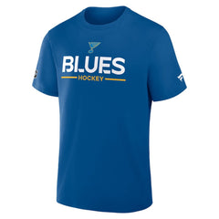 NHL St. Louis Blues Fanatics Authentic Pro Primary T-Shirt - Blue