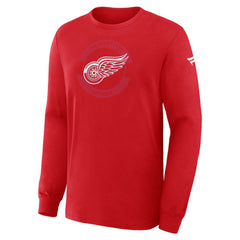 NHL Detroit Red Wings Fanatics Authentic Pro Property Of Practice Long Sleeve T-Shirt - Red