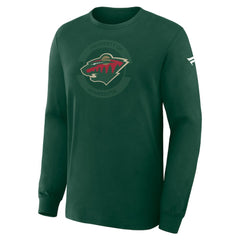 NHL Minnesota Wild Fanatics Authentic Pro Property Of Practice Long Sleeve T-Shirt - Green