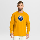 NHL Buffalo Sabres Fanatics Authentic Pro Property Of Practice Long Sleeve T-Shirt - Gold