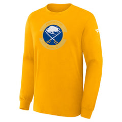 NHL Buffalo Sabres Fanatics Authentic Pro Property Of Practice Long Sleeve T-Shirt - Gold