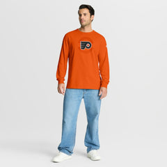 NHL Philadelphia Flyers Fanatics Authentic Pro Property Of Practice Long Sleeve T-Shirt - Orange