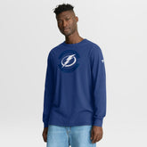 NHL Tampa Bay Lightning Fanatics Authentic Pro Property Of Practice Long Sleeve T-Shirt - Blue