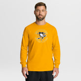 NHL Pittsburgh Penguins Fanatics Authentic Pro Property Of Practice Long Sleeve T-Shirt - Gold