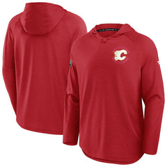 NHL Calgary Flames Fanatics Authentic Pro Rink Hoodie - Red