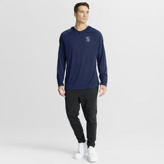 NHL Seattle Kraken Fanatics Authentic Pro Rink Hoodie - Navy
