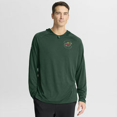 NHL Minnesota Wild Fanatics Authentic Pro Rink Hoodie - Green