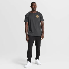 NHL Boston Bruins Fanatics Authentic Pro Rink Raglan Performance T-Shirt - Charcoal