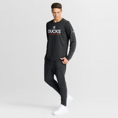 NHL Anaheim Ducks Fanatics Authentic Pro Rink Tech Long Sleeve T-Shirt - Black