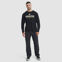 NHL Pittsburgh Penguins Fanatics Authentic Pro Rink Tech Long Sleeve T-Shirt - Black