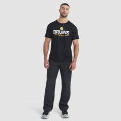 NHL Boston Bruins Fanatics Authentic Pro Rink Tech T-Shirt - Black