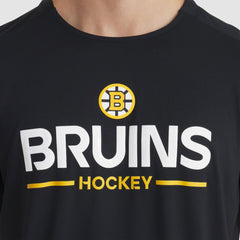 NHL Boston Bruins Fanatics Authentic Pro Rink Tech T-Shirt - Black