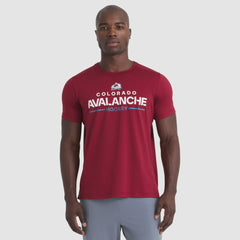 NHL Colorado Avalanche Fanatics Authentic Pro Rink Tech T-Shirt - Burgundy