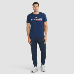 NHL Columbus Blue Jackets Fanatics Authentic Pro Rink Tech T-Shirt - Navy