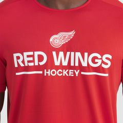 NHL Detroit Red Wings Fanatics Authentic Pro Rink Tech T-Shirt - Red