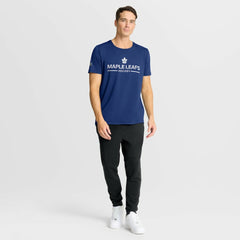NHL Toronto Maple Leafs Fanatics Authentic Pro Rink Tech T-Shirt - Blue
