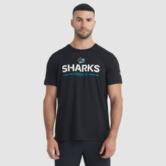 NHL San Jose Sharks Fanatics Authentic Pro Rink Tech T-Shirt - Black
