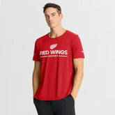 NHL Detroit Red Wings Fanatics Authentic Pro Centennial Rink Tech T-Shirt - Red