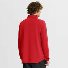 NHL Chicago Blackhawks Fanatics Authentic Pro Rink Training Quarter-Zip Pullover - Red