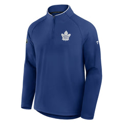 NHL Toronto Maple Leafs Fanatics Authentic Pro Rink Training Quarter-Zip Pullover - Blue