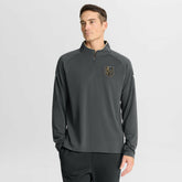 NHL Vegas Golden Knights Fanatics Authentic Pro Rink Training Quarter-Zip Pullover - Gray