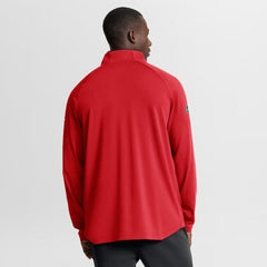 NHL New Jersey Devils Fanatics Authentic Pro Rink Training Quarter-Zip Pullover - Red