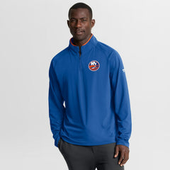 NHL New York Islanders Fanatics Authentic Pro Rink Training Quarter-Zip Pullover - Royal